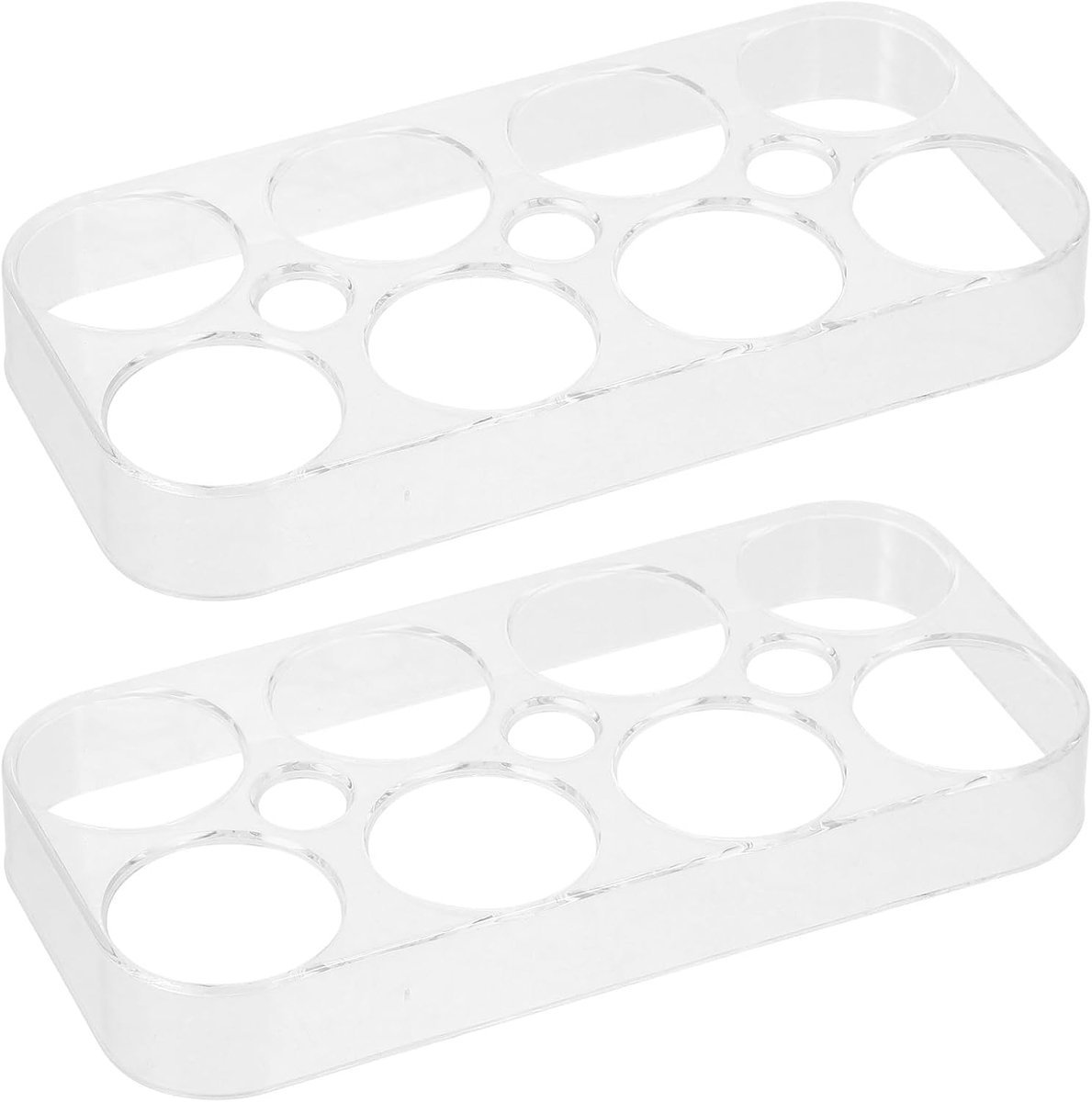 Stunq® Praktische Eierhouder Set van 2 voor Optimale Koelkastorganisatie