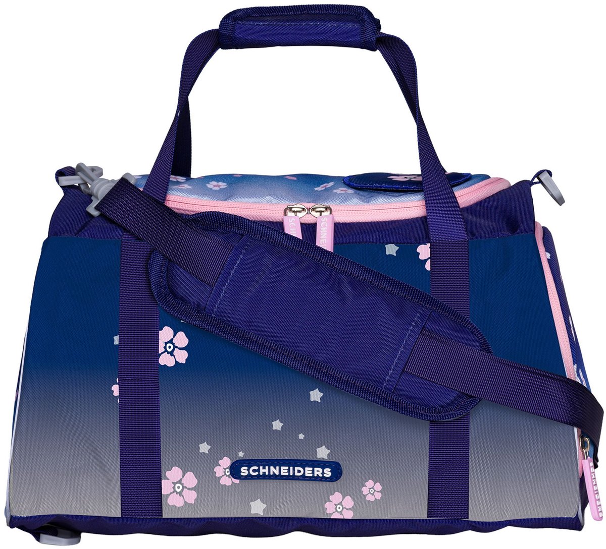 Schneiders sporttas sportrugzak Sportbag 18L Blue Bloom donkerpaars