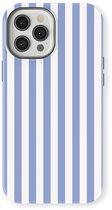 DripCase Gestreept Hoesje geschikt voor iPhone 12 Pro Max | Backcover met Mag | Stripes Motief | Trendy Case geschikt voor iPhone 12 Pro Max met Strepen Ocean Lane