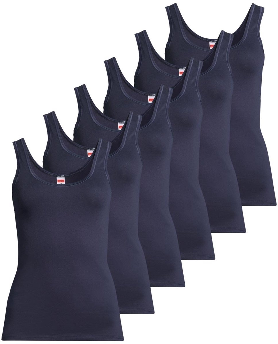 Conta Dames onderhemd 6 pack fijnrib