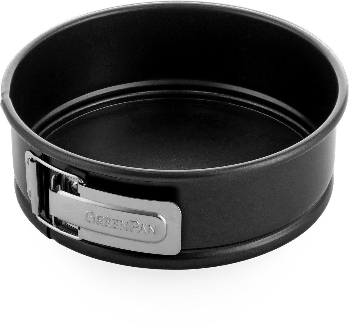 GreenPan Bistro Cakevorm - 20cm - PFAS-vrije antikleeflaag - Keramische bakvorm - Ovenbestendig tot 230°C - Zwart
