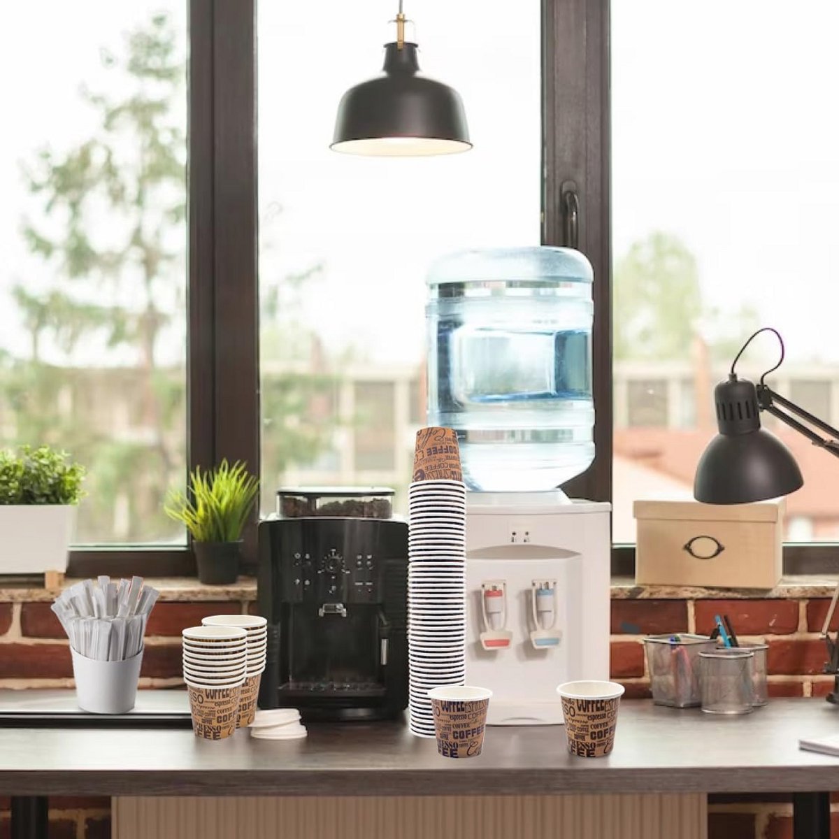 Set van 150 Herbruikbare Papieren Koffiebekers met Houten Schepjes | Ideaal voor Kantoor, Evenementen en Thuis — cadeau in Cadeau-ideeën - foto 7