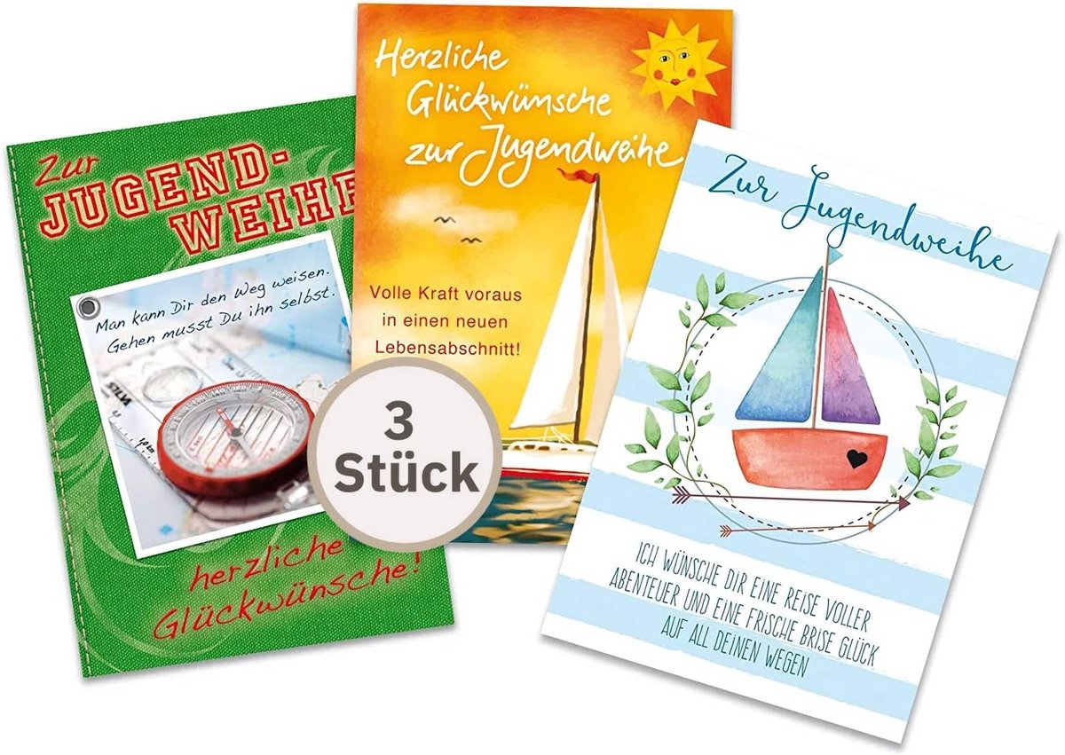 Kaartspel voor Tienerfeestjes 3-delige Set