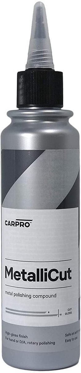 Hoogglans Polijstpasta voor Metaal, Chroom en Aluminium - 150ml