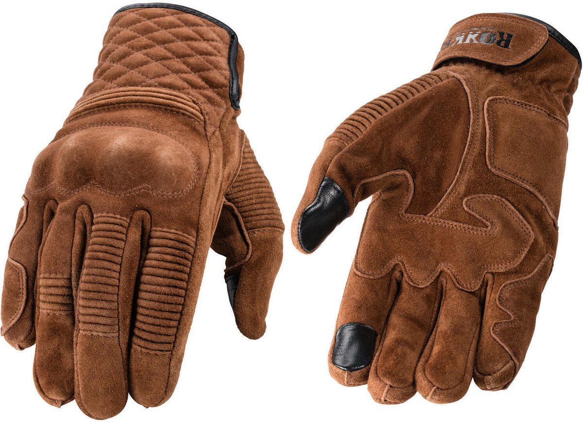 ROKKER Tucson Rough Bruine Handschoenen - Handschoen