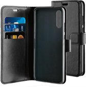 BeHello Huawei P20 Hoesje - Gel Wallet Case Met Ruimte Voor 3 Pasjes Zwart