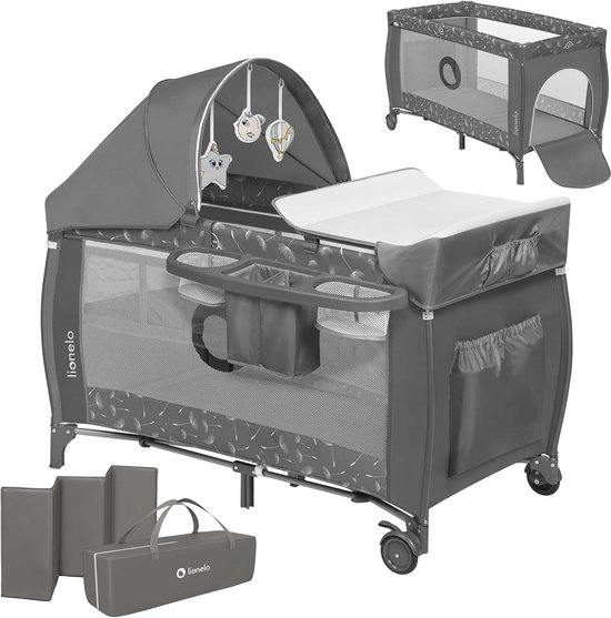 Campingbedje 4-in-1 met Verschoontafel