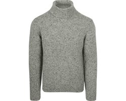 Pull à Pull col roulé en tweed Donnegal Wool Eco - Grijs M - Homme