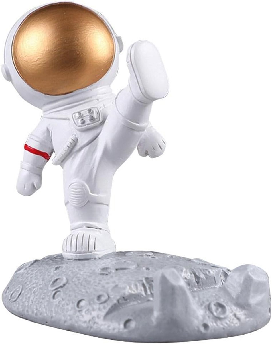Leuke Astronaut Telefoonhouder - Bureau Decoratie voor Mobiele Telefoons