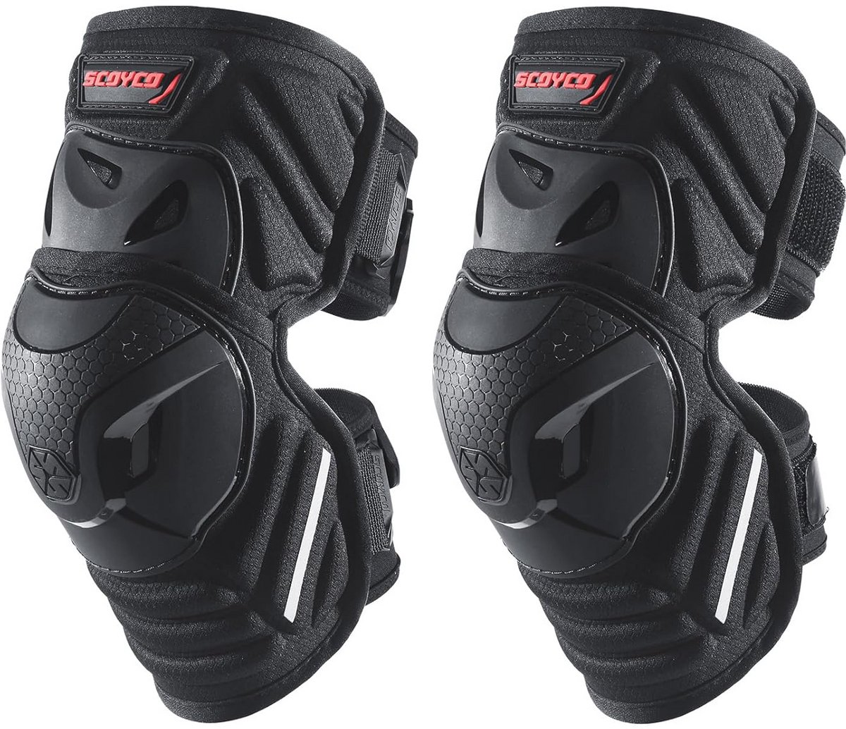4 Stuks Verstelbare Kniebeschermers voor Motorcross en Mountainbiken