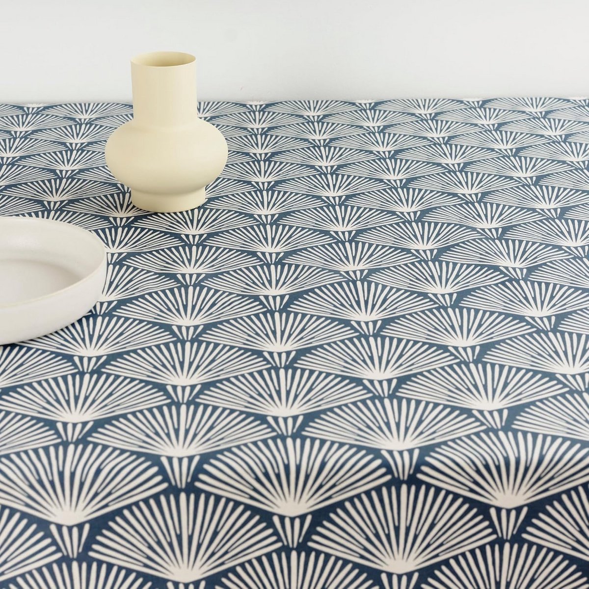 Linnen Look Tafelkleed Katoen 250x140 cm Vuilafstotend voor Binnen en Buiten