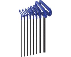 Kussen Grip Hex T-Key Set - 8-delige Metrische Inbussleutels 2-10mm
