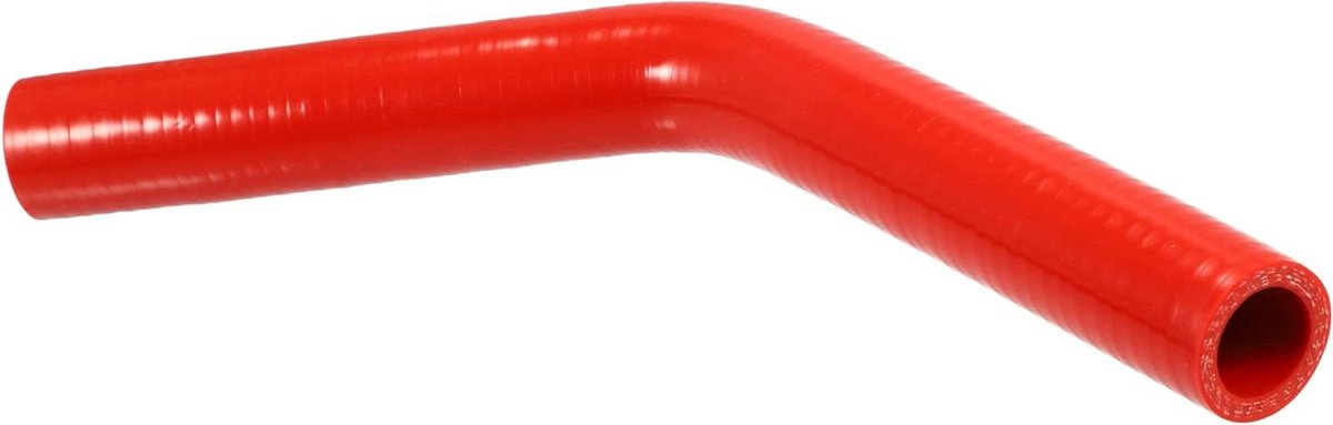 Allecta - Siliconen slang voor auto koppeling - Universeel - 22mm Binnendiameter - 45 graden - Rood - Flexibel en duurzaam
