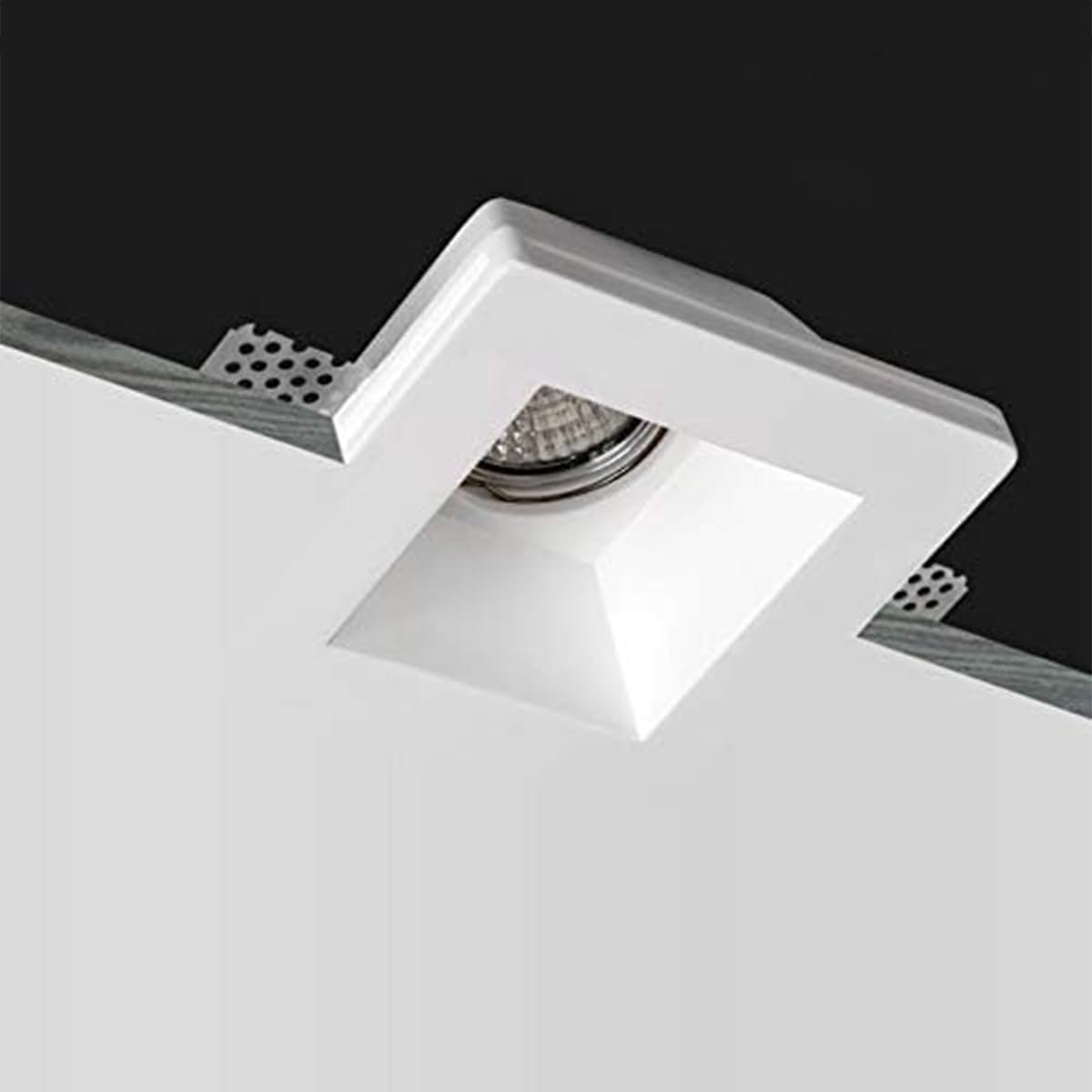 Vierkante Inbouw Spot IKEA Keramiek voor GU10/MR16 Spots - Plafondlamp Wit