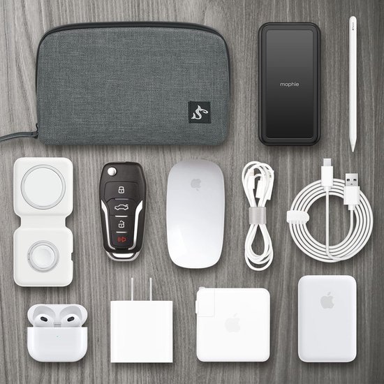 Kabelorganizer voor Reizen - Waterdichte Tas voor USB-kabels, Opladers en Accessoires — afbeelding 2
