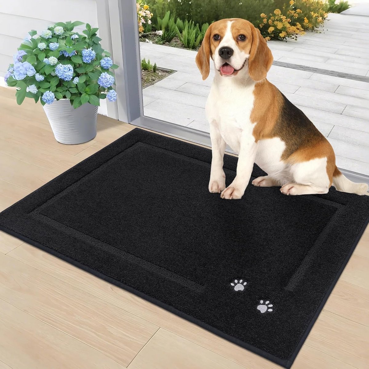 Absorberende Antislip Deurmat Binnen 60x90 cm - Vuilvangmat voor Entree, Hal en Voordeur
