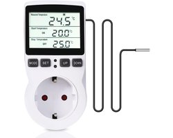 Digitale thermostaat met LCD-temperatuurregeling voor broeikas, aquarium en terrarium