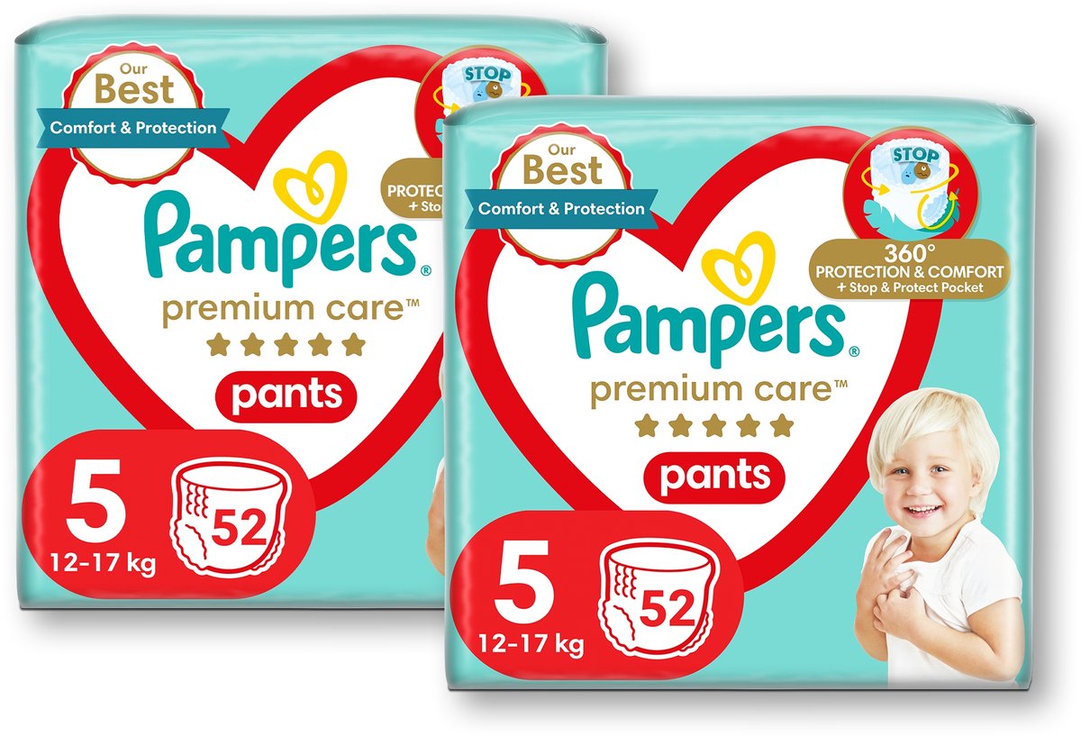 Pampers Premium Care Broekjes luiers maat 5 | 104 stuks