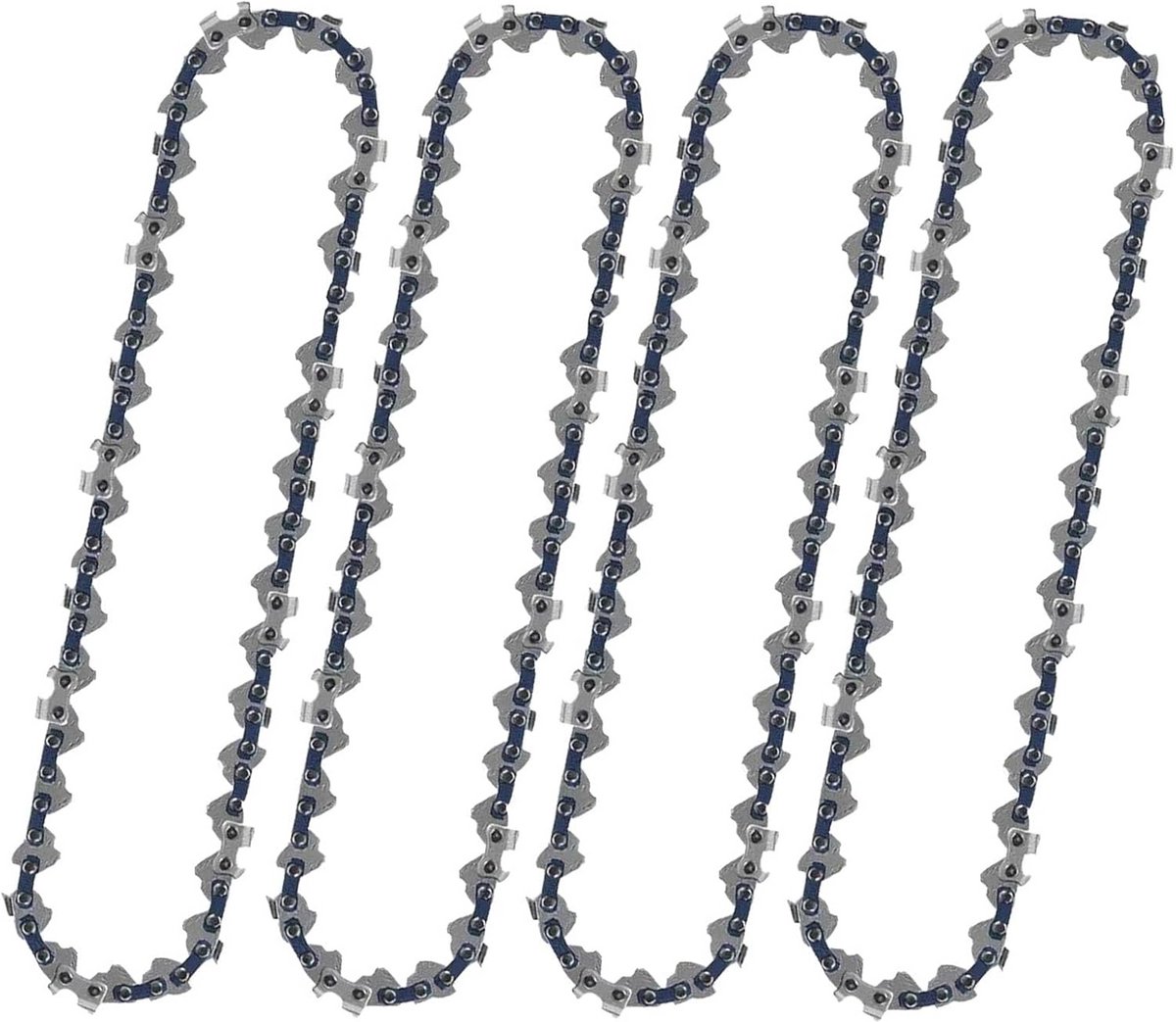 4 Stuks 6 Inch Kettingzaagkettingen voor Mini-Kettingzagen – Universele Compatibiliteit