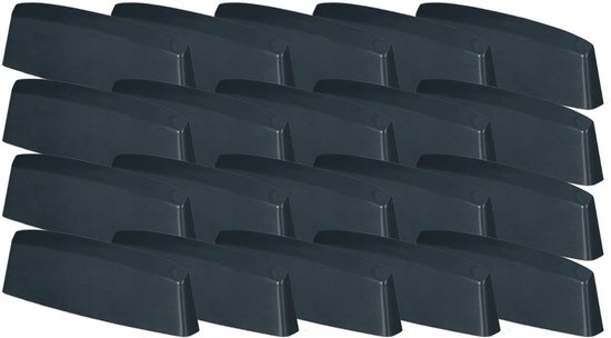 Kotarbau - Accessoire de ferrure de fenêtre - 36 MM - Anthracite - Set de 20