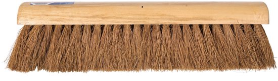 Talen Tools Bezem met zachte vezels - FSC hout - kokos haren - B40 cm - Steel hout 140 cm - binnen van Talen Tools — afbeelding 4