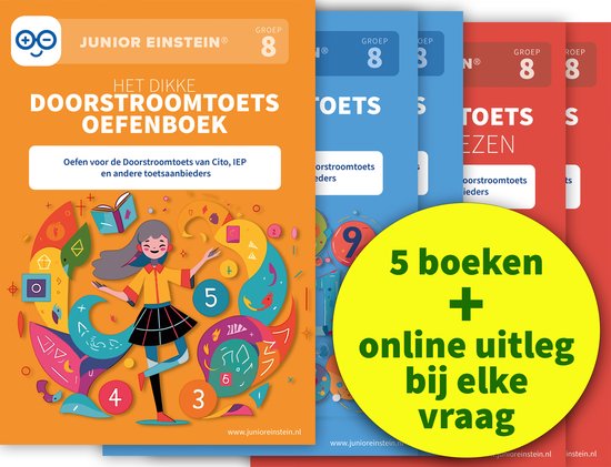 Doorstroomtoets Oefenpakket Compleet + Online video-uitleg 1 - cover