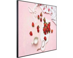 Ecowelle infraroodstraler met afbeelding | 350 watt | 60x60cm | Infrarood verwarming| | Made in Germany