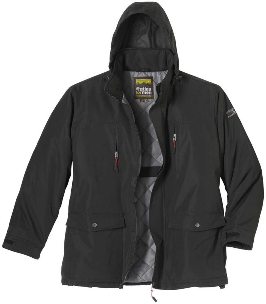 ATLAS FOR MEN - Parka Mountain Expedition - Heren - Verkrijgbaar in grote maten - 3XL