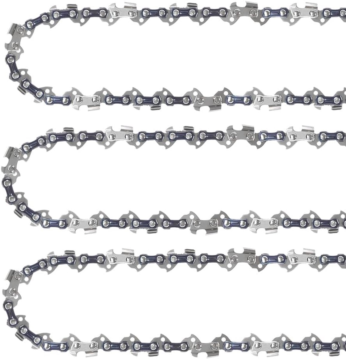 3 Pack Saw Chain 36cm 3/8"LP 50 TG 1.3mm Low Recoil Chain - Compatibel met Stihl MS180 MS194T MS211 MS230 MSE190C - Perfect voor Houthakken en Bosbeheer