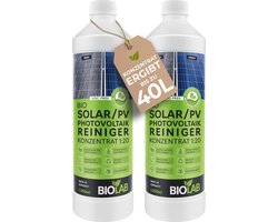 Zonnereiniger Concentrate 1:20 voor Zonnepanelen en Fotovoltaïsche Installaties - 2 x 1 Liter
