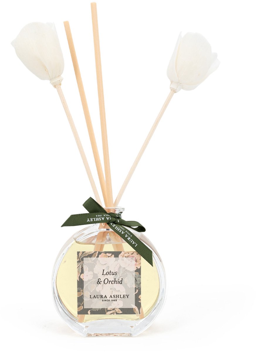 Laura Ashley Geurstokjes - lotus en orchidee - bloemig
