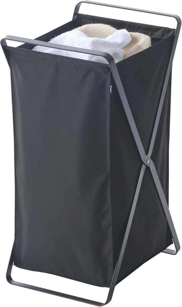Wasmand van staal en polyester - 30 x 36 x 64 cm - Moderne opberging