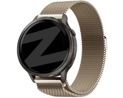 Bandz Milanese loop band (18mm) - Geschikt voor Garmin Vivoactive 4s / Vivomove 3s / Venu 2s / Venu 3s / Forerunner 255s / Forerunner 265s / Venu 4 - 41mm - Vintage Goud