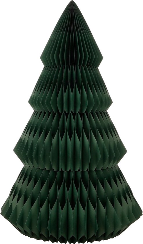 Papieren kerstboom Papieren kerstboom Bordeaux H60cm