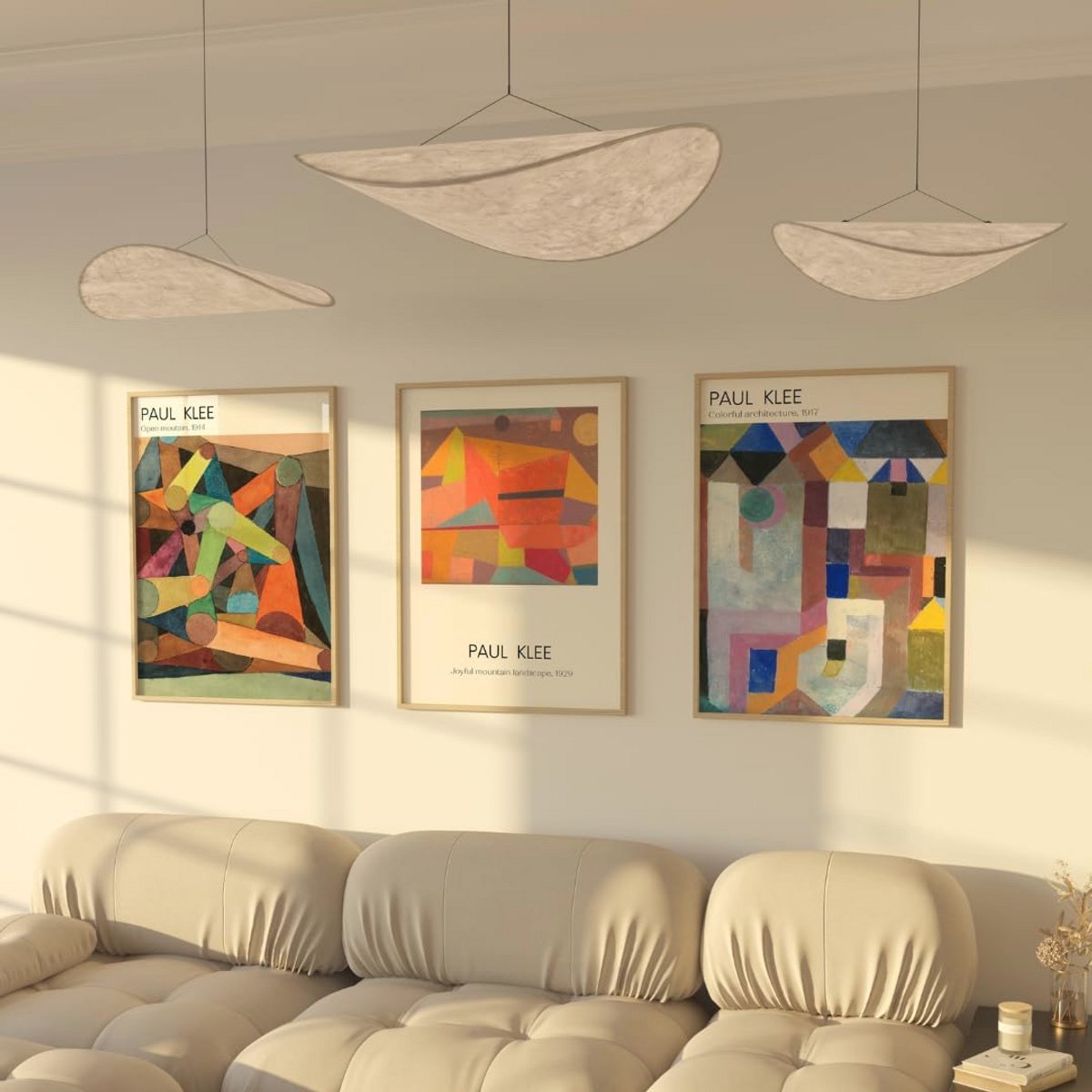 3-zijdige kunstdruk posterset DIN A3 - Stijlvolle wandposters voor moderne decoratie
