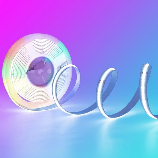 Dimbare 5m RGBCW LED Strip - Hoge Dichtheid, Multifunctioneel voor ...