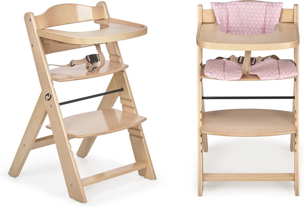 Evolutive Ergonomic High Chair - Adjustable and Safe for Babies and Toddlers