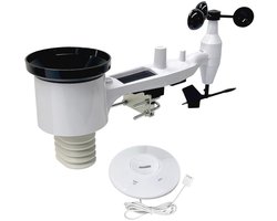 Draadloze Weerstation met Buiten Sensor en WiFi Hub - Nauwkeurige Weervoorspelling voor Thuis en Tuin