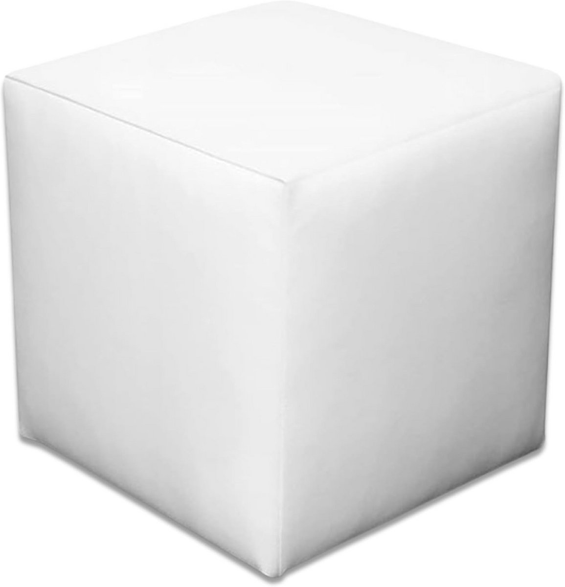 Zitkubus 40x40 cm - Vloerkussen en Voetenbank van Kunstleer