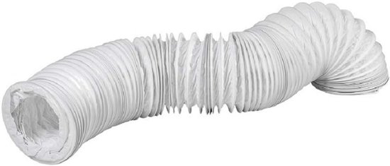 Btstil Airconditioningsslangverlenging, universele afvoerslang 150 mm, flexibele pvc-slang voor airconditioning, wasdroger, afzuigkap (150 cm