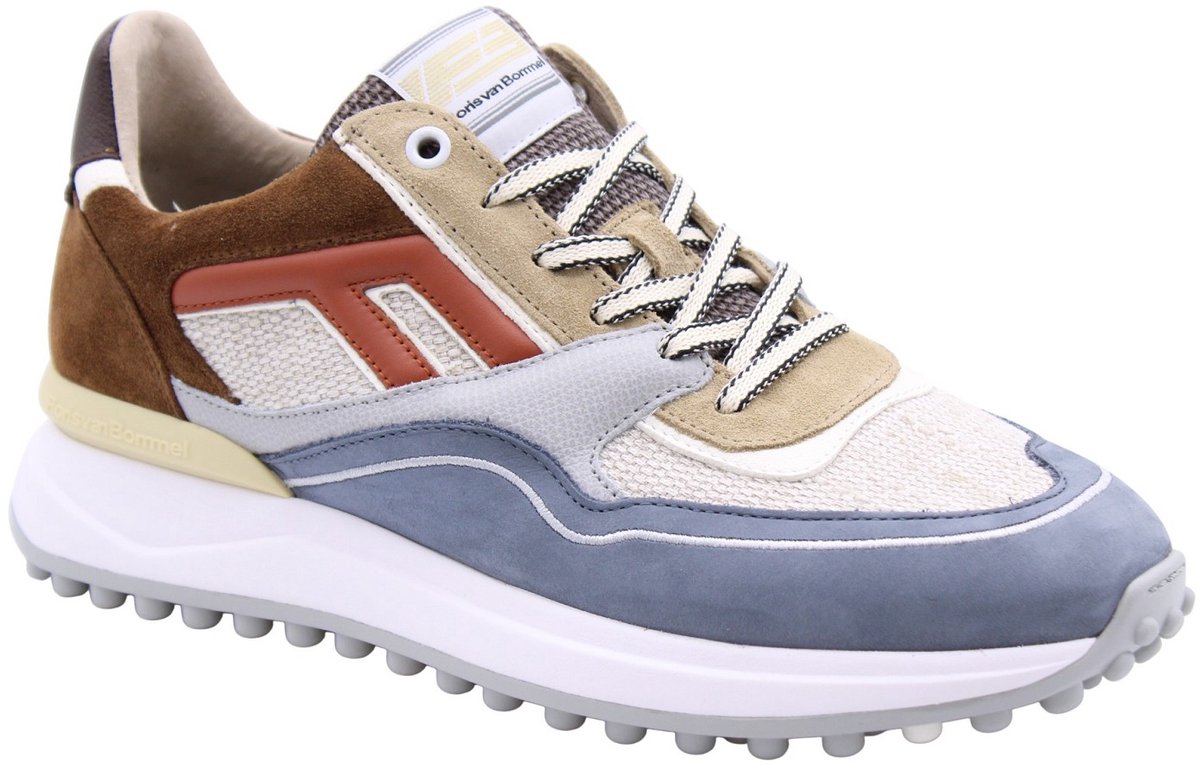 Floris Van Bommel Sfm-10139 Noppi Sneakers - Suède - Heren - Bruin - Maat 42