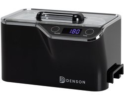 Denson Ultrasone Reiniger Zwart 0,6 Liter – Compacte Professionele Reiniging voor Cosmetische, Medische en Tandheelkundige Instrumenten