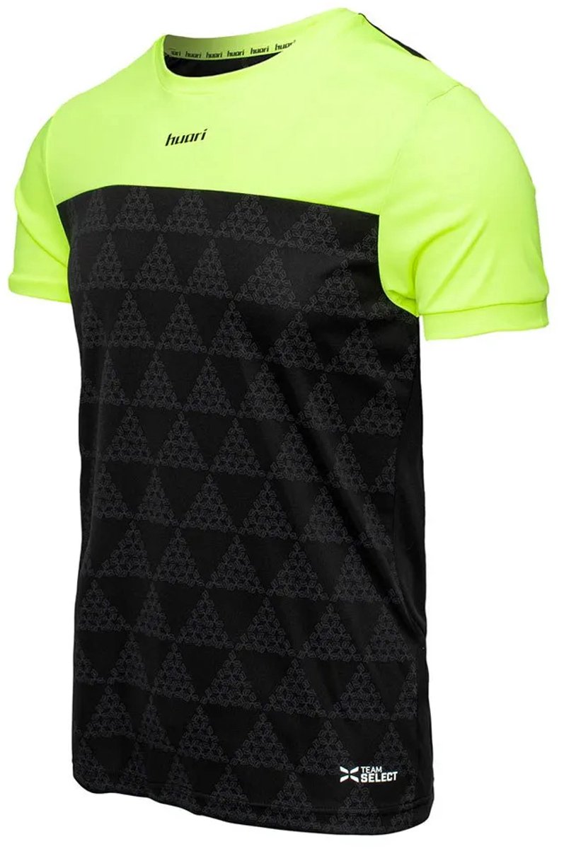 Huari Sportivo Ii T-shirt Met Korte Mouwen Groen,Zwart L Man