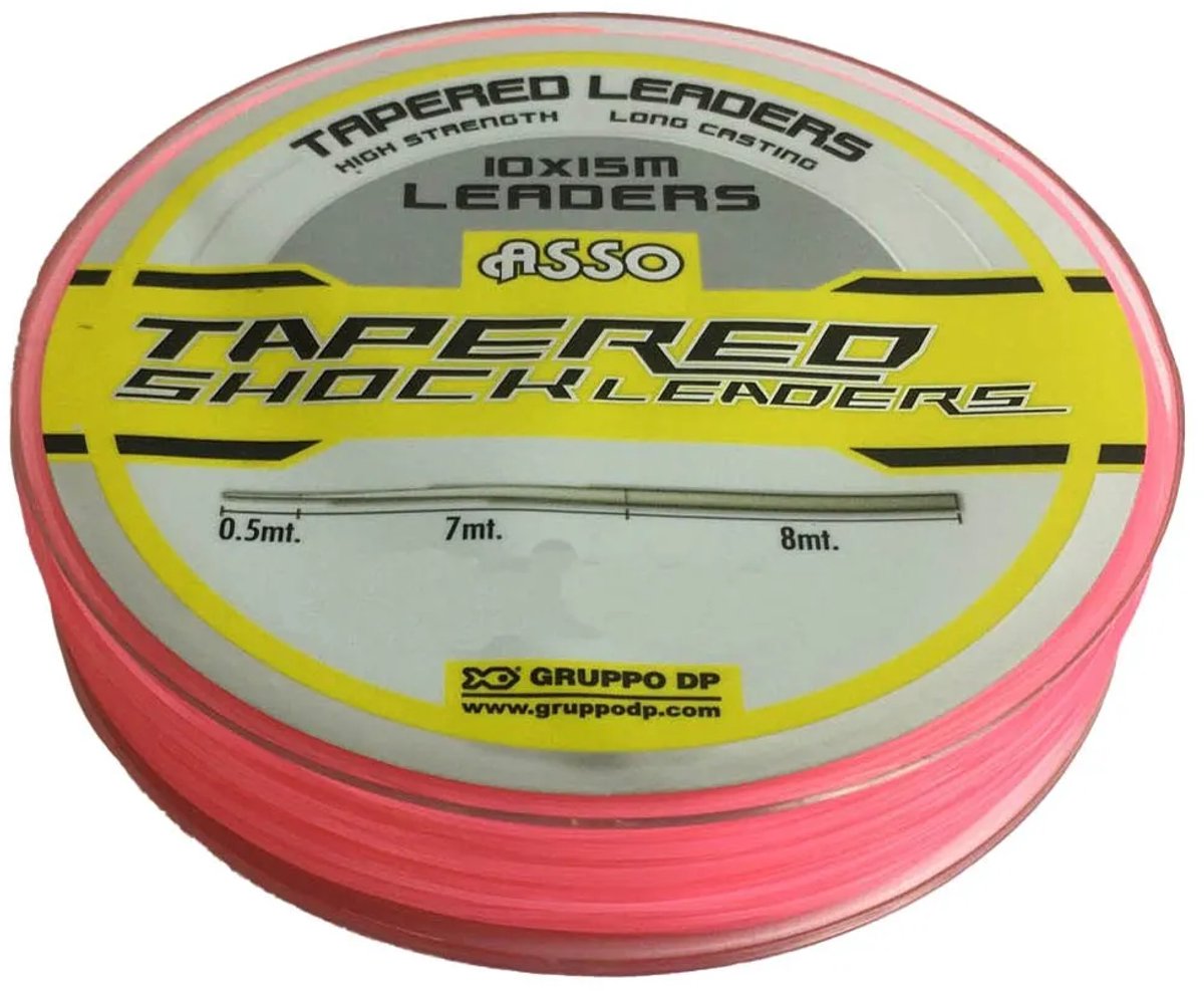 Asso Shock 15 M Taps Toelopende Onderlijn Transparant 0.230-0.570 mm
