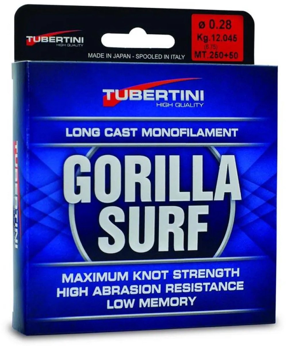 Tubertini Gorilla Surf Monofilament 300 M Transparant 0.140 mm