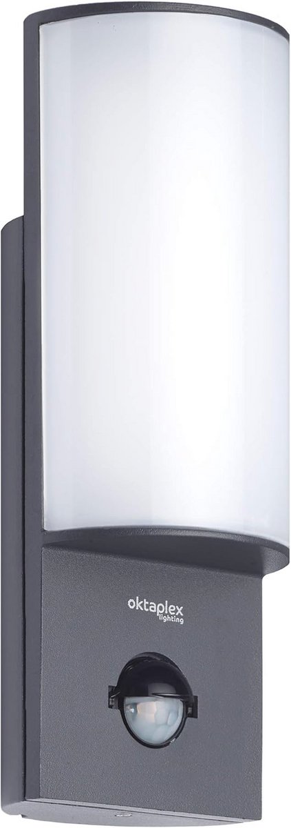 LED Buitenmuurlamp met Bewegingsmelder 10W IP54 - Warm Wit 3000K