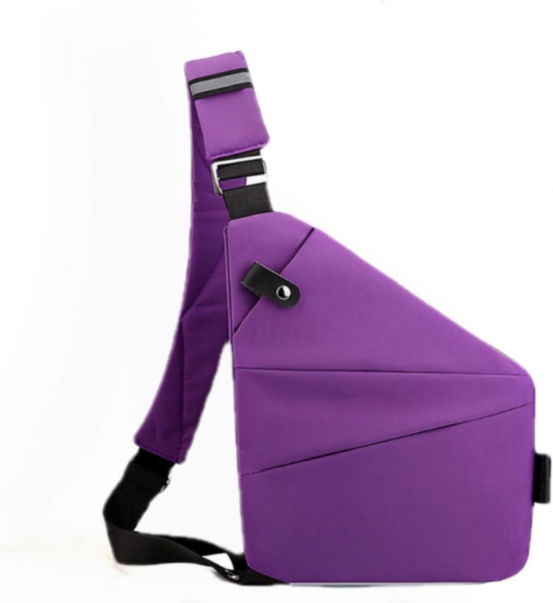 Anti-diefstal crossbody tas voor vrouwen - Veilige borsttas van polyester en nylon