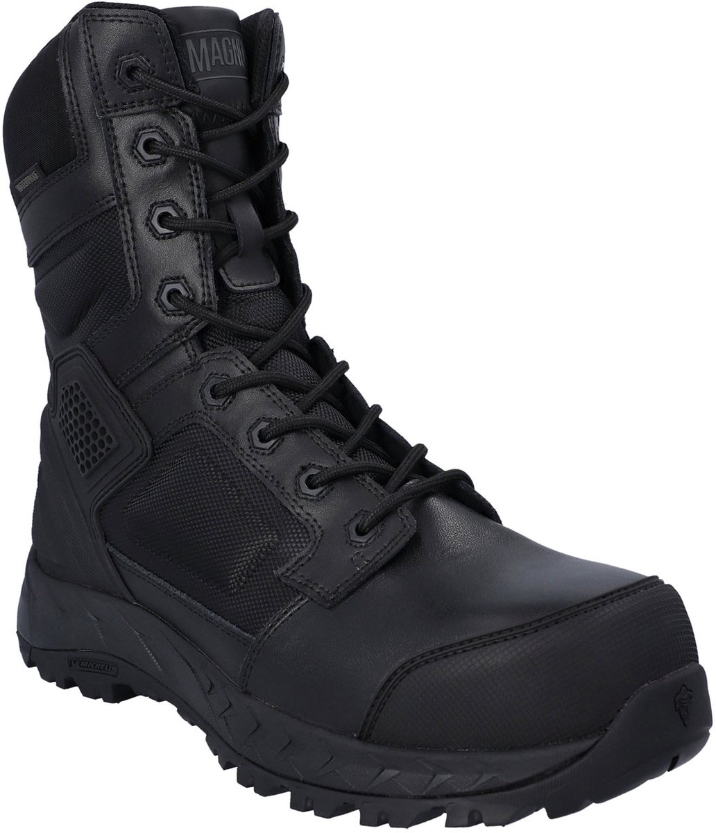 MAGNUM uniformschoenen heren -Spider Exo 8.0 Ct Cp Sidezip - Waterproof - Zwart