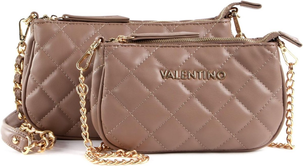 Crossbodytas in Taupe met Uniek Design