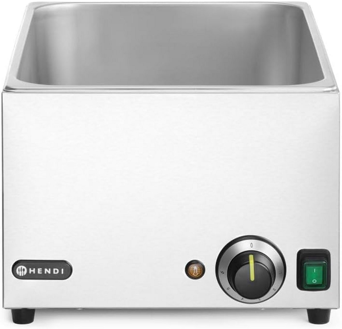 Professionele Elektrische Bain-Marie RVS Voedselwarmer | 30°C tot 85°C | GN 1/1 Capaciteit